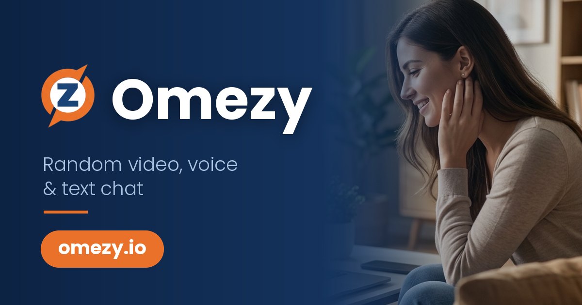 Omezy — random video, voice and text chat in the browser